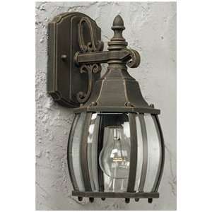  Forte Lighting 1746 01 28 Outdoor Sconce, Painted Rust 