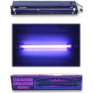  New 18 in Blacklight Black Light UV Fixture with Bulb 