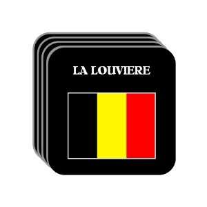  Belgium   LA LOUVIERE Set of 4 Mini Mousepad Coasters 