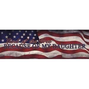 Military Daughter   Poster by Lauren Rader (18x6)