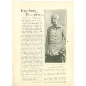  1902 Hapsburg Romances Franz Joseph I Franz Ferdinand 