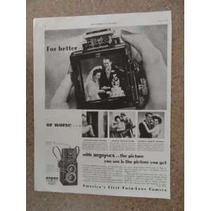  Argus americas first twin lens camera, Vintage 40s full 