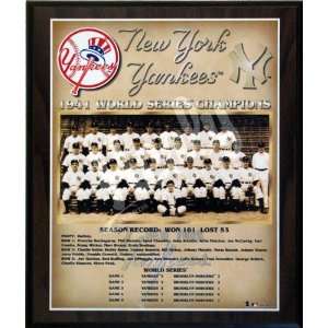  New York Yankees 1941 Healy Plaque