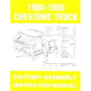  1963 1964 1965 1966 CHEVY PICKUP TRUCK Assembly Manual 
