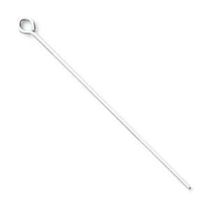  12 Sterling Silver 1GA Eyepin 1.5