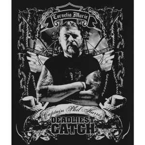  Deadliest Catch Captain Phil Tribute T Shirt LARGE 