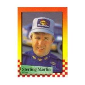 1989 Maxx Previews #4 Sterling Marlin   NASCAR Trading Card (Racing 