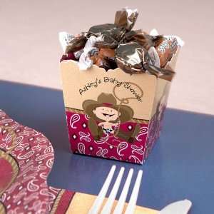   Cowboy   Personalized Candy Boxes for Baby Showers 