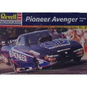  Revell Monogram 7670 Pioneer Avenger Funny Car   Plastic 