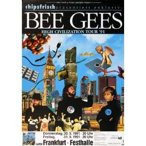  Bee Gees   High Civilization 1991   CONCERT   POSTER from 
