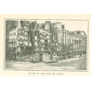   Paris Commune of 1871 Le Palais Royal Rue St Denis 