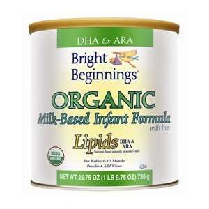 Bright Beginnings Milk Based Organic Infant Formula with DHA   25.75 