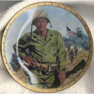   John Wayne Plate Symbol of Americas Fighting Forces 