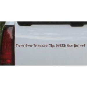   Over Princess The QUEEN Has Arrived Funny Car Window Wall Laptop Decal