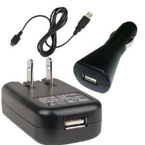 Car Charger, USB House Wall Charger, USB Charging Cable for Casio Rock 