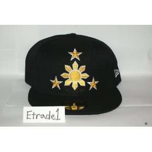  Black and Gold Philippines New Era Fitted 59Fifty Hat 