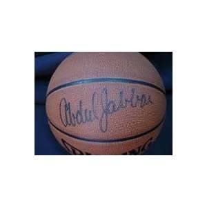  Kareem Abdul Jabbar Autographed Ball   Autographed 