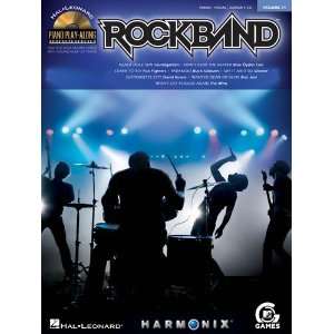 Rock Band   Piano Play Along Volume 71   Book and CD 