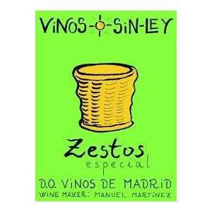  Vinos Sin ley Vinos De Madrid Zestos Especial 2007 750ML 
