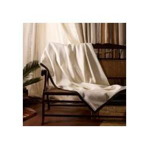  RALPH LAUREN HOME Linen and Leather Throw