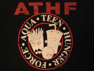 Aqua Teen Hunger Force ATHF Circle Logo T Shirt  