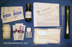 All Inclusive Tattoo Removal Remover 100% Acid Kit  