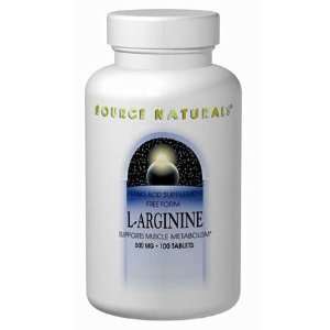  L Arginine, 500 mg   100 tabs