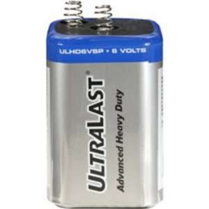  Ultralast ULHD6VSP Spring Top Heavy Duty Lantern Batteries 