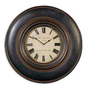  Uttermost 23.8 Inch Adonis Clock Wall Mounted Distressed 