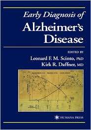 Early Diagnosis of Alzheimers Disease, (0896034526), Leonard F. M 