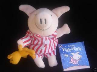 PIGGY WIGGY GOODNIGHT PIG DOLL & FRIEND TEDDY NWT GIFT  