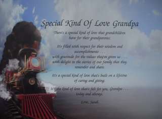 SPECIAL KIND OF LOVE GRANDPA POEM GIFTS FOR BIRTHDAY, CHRISTMAS 