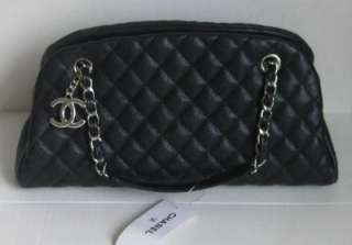   11P CHANEL BLACK CAVIAR JUST MADEMOISELLE JM LARGE TOTE BAG SOLD OUT