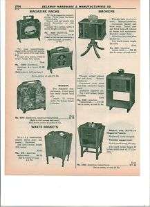1940 Cigar Cigarette Smoking Stands Smokers Ash Tray ad  