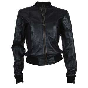 Womens Varsity Sports Leather Bomber Coat Blazer Jacket  