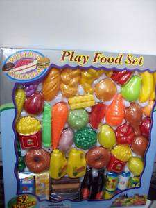 PLAY FOOD SET PC whats cookin 52 Pc  