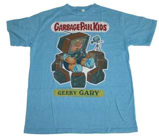 Garbage Pail Kids Geeky Gary Junk Food Vintage Style Soft T Shirt Tee 