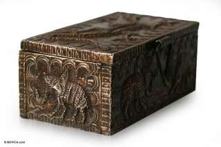 ZONGO CHIEF~Carved African Jewelry Box~Ghana Art NOVICA  