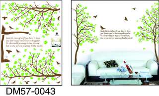 50*70cm Removable DIY DECOR DECAL VINVY ART Wall Stickers tree love 