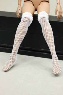 gc0091 White Fashion Lace Set (Top & Stockings) 1/6 GTC  