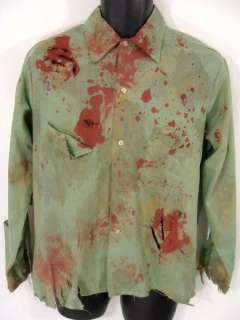   Bloody Rockabilly Shirt ZOMBIE WALK The Walking Dead Costume M  