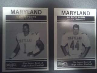 Both the Pa. cards and Maryland cards are printed in black[as samples 
