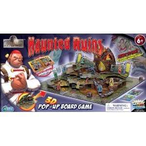 NEW RELIC RAIDER HAUNTED RUINS POP UP 3D BOARD GAME 6+  