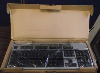 New Compaq KB 0133 Keyboard ~PS/2~ Black/Silver  