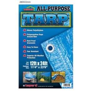  Polyethelene Blue Tarp   12 ft x 24 ft