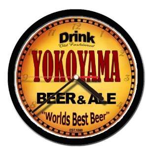  YOKOYAMA beer and ale cerveza wall clock 