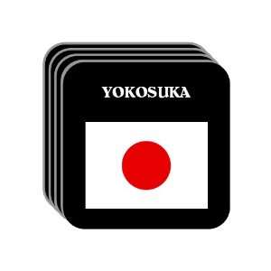  Japan   YOKOSUKA Set of 4 Mini Mousepad Coasters 