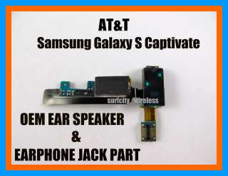 OEM Samsung Galaxy S Captivate i897 Ear speaker / Earphone Jack flex 