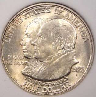 Up for auction here is an excellent 1923 S Monroe Half Dollar 