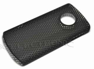New Black Perforated Case Skin Cover For LG Optimus 7 E900  